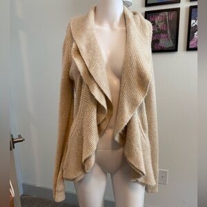 White House Black Market Cream Cardigan